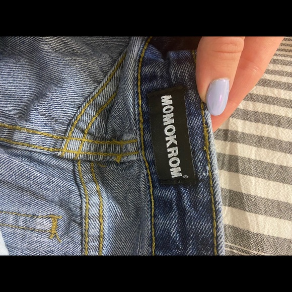 MOMOKROM Jean shorts - Picture 3 of 4